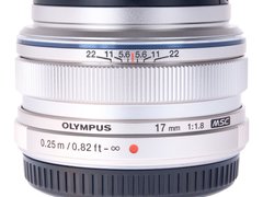 Olympus M.Zuiko 17mm f/1.8 , silver